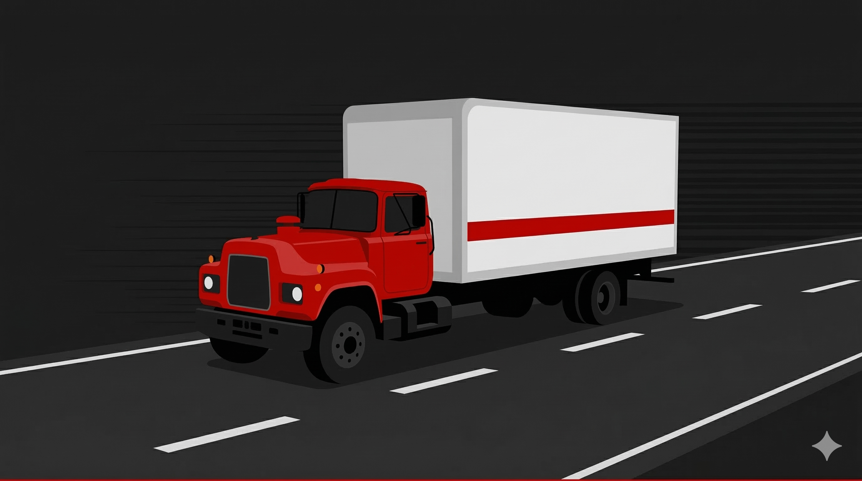 26ft box truck for local and regional freight